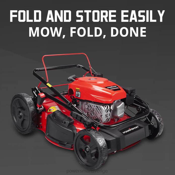 PowerSmart (uppgradering) 21\" 170cc gas självgående gräsklippare röd db8621as DD6V32 gräsklippare