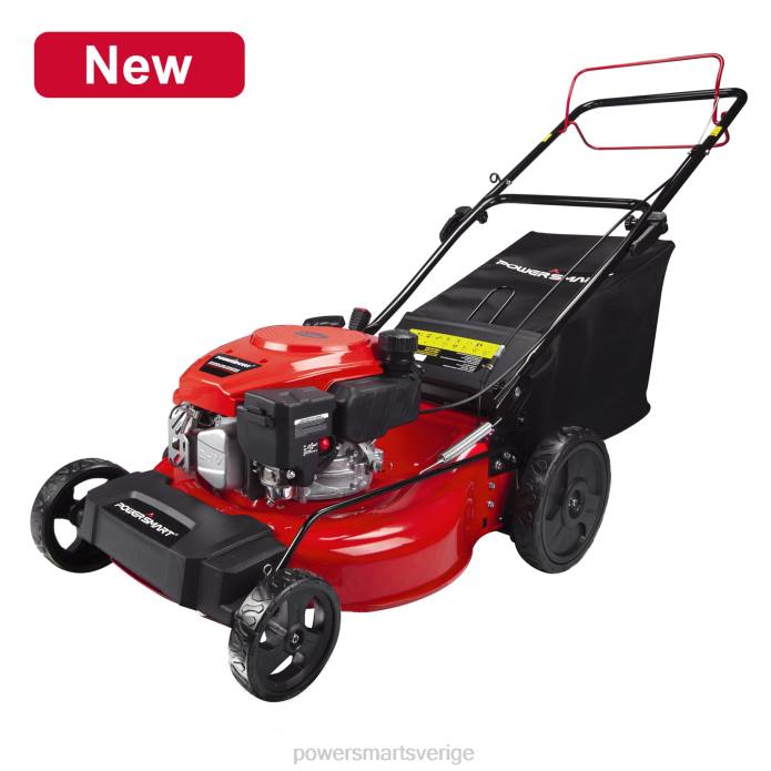PowerSmart (uppgradering) 21\" 170cc gas självgående gräsklippare röd db8621as DD6V32 gräsklippare