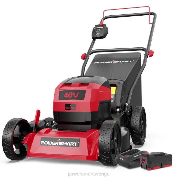 PowerSmart 40v 17" sladdlös gräsklippare med 4,0ah batteri och laddare db2317 DD6V41 gräsklippare