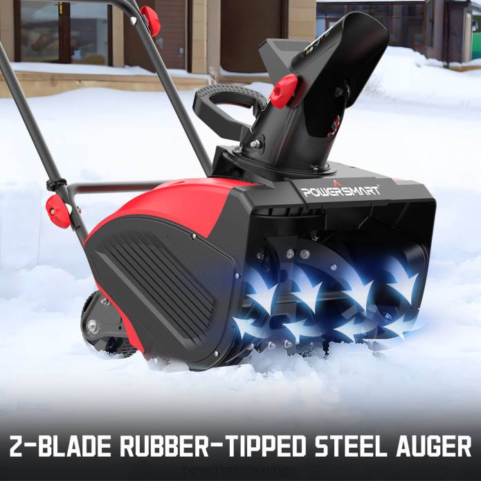 PowerSmart 18\" 15a enstegs elektrisk snöslunga db7517 DD6V10 snöslungor