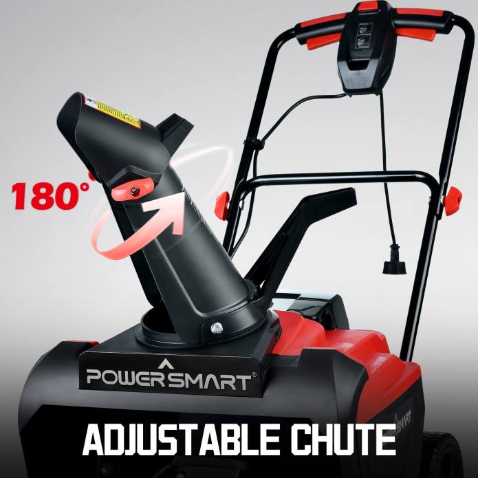 PowerSmart 21\" 15a enstegs elektrisk snöslunga db5021 DD6V8 snöslungor