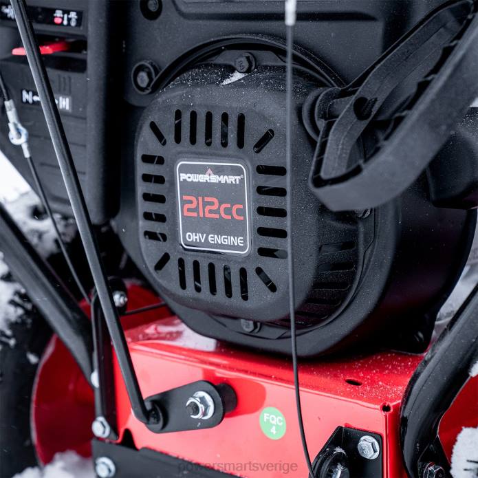 PowerSmart 24\" 212cc tvåstegs gassnöslunga med elstart db7109a DD6V1 snöslungor