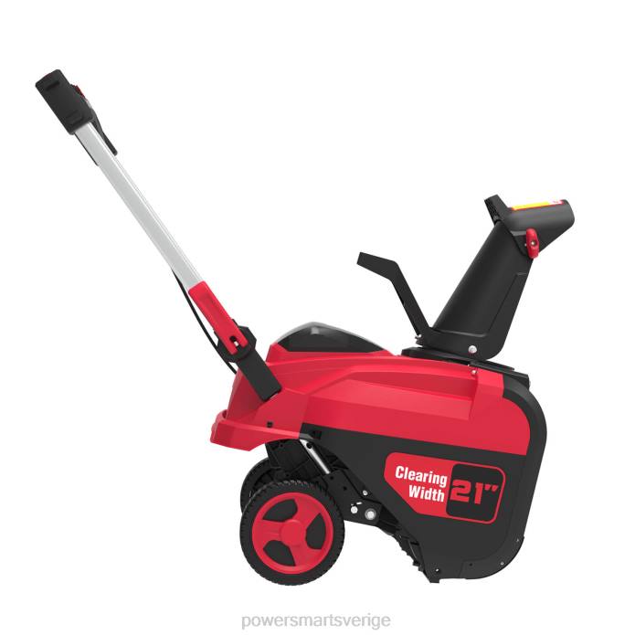 PowerSmart 80v 21\" enstegs sladdlös snöslunga db2801rb DD6V13 snöslungor