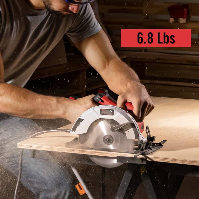 PowerSmart cirkelsåg 7-1/4-tums 14amp 5500rpm integrerad dammblåsare ps4015 DD6V67 verktyg