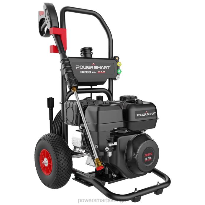 PowerSmart 3200psi gastryckstvätt med 208cc motor, 2,5 gpm DD6V44 verktyg