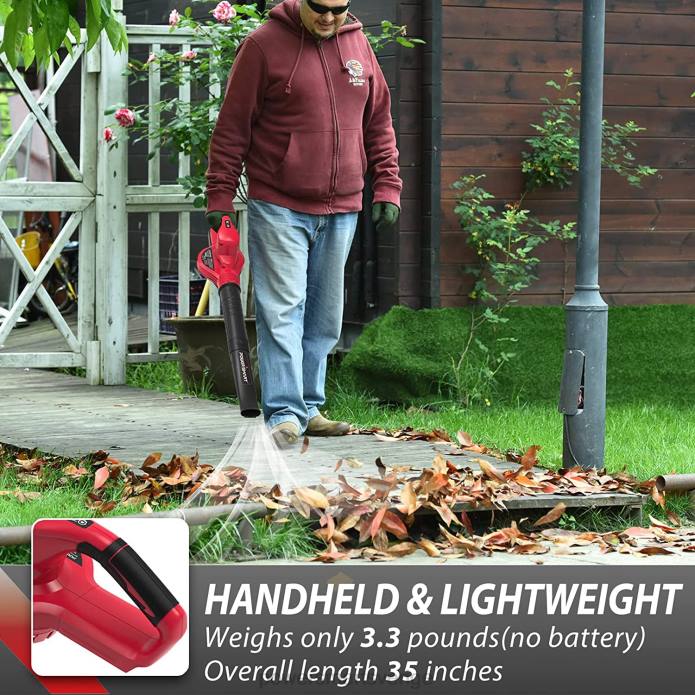 PowerSmart 20V sladdlöst lövblåsverktyg endast ps76102 DD6V61 verktyg