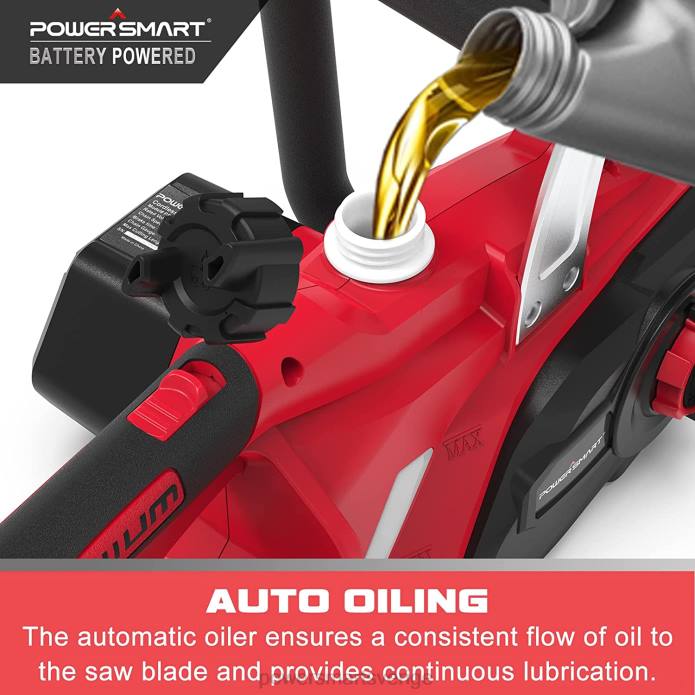 PowerSmart 20v 12\" batterimotorsåg med 1,5ah batteri & laddare ps76122a DD6V50 verktyg