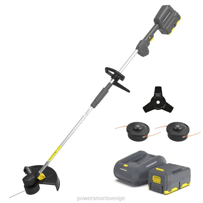 PowerSmart 40v 13" sladdlös röjsax med batteri och laddare db2501 DD6V55 verktyg