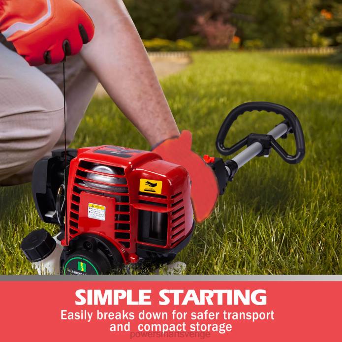 PowerSmart gassträngtrimmer och kantskärare 37,7cc med 16\" skärbana ps4531 DD6V46 verktyg